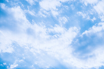 blue sky with clouds