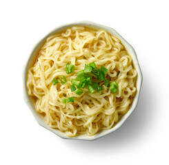 bowl of boiled noodles