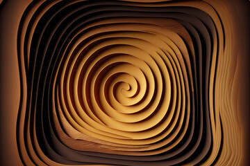 Natural brown wood design, abstract background with wood texture. Generative AI