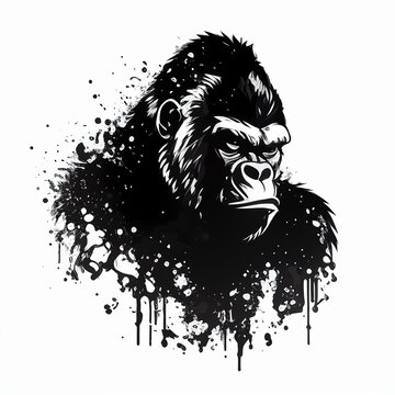 Black gorilla logo