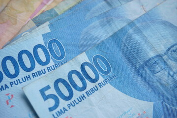 Stock photo of Indonesian rupiah, the official currency of Indonesia. world currency