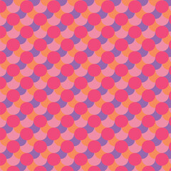 vector seamless layout with circle shapes. Abstract illustration with colored bubbles