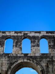 Fototapeta na wymiar an ancient building, Diocletian's Palace in Split Crotia
