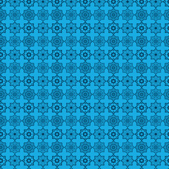 Illustration vectorielle , arri&egrave;re-plan harmonieux, style oriental. Motif arabe.