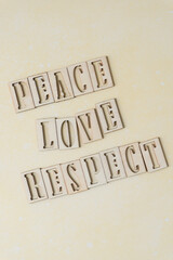 peace love respect