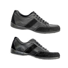 black men's sports shoes