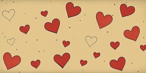 Valentines day background, pattern