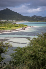 The "Etang aux Poissons" area on the French Caribbean island of St Martin