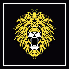 Awesome Mascot Lion Logo Premium