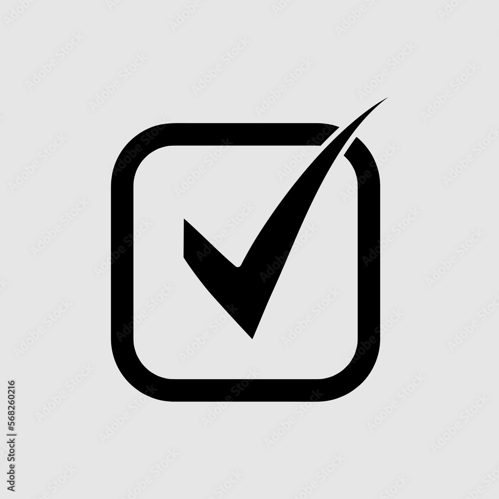 Poster checklist icon vector. simple flat symbol. trendy style on white background..eps