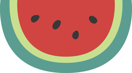 watermelon sliced healthy food clipart
