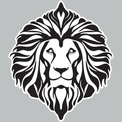 Cute Lion Head Clip Art