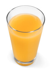 Isolated Glass of Orange Juice
