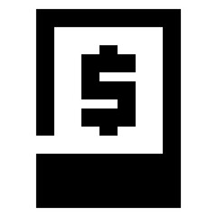 Obraz premium mobile banking glyph icon