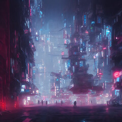 Cyberpunk Town 