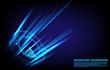Abstract radar with targets on monitor in searching. Digital realistic vector. Navigation interface sonar wallpaper. Technology background EP.2