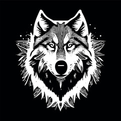 Noble Wolf Master Art Illustration