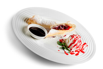 Austria food apple dessert cake pastry vanilla
