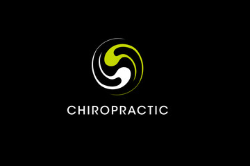 chiropractic logo concept