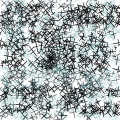 Cluster of crosses