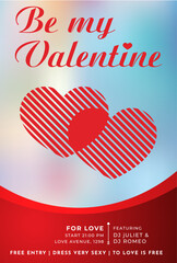 Valentine day banner