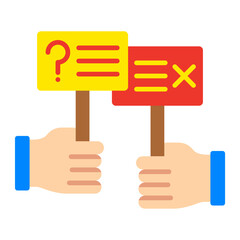 Protest Flat Icon