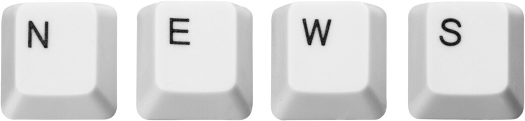 A white block computer letter