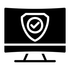 defense glyph icon