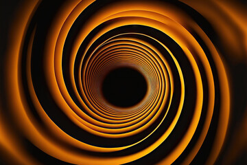 abstract vortex hole background Design, wallpaper, advertising banners, and mobile applications can all use a spiral texture. Generative AI