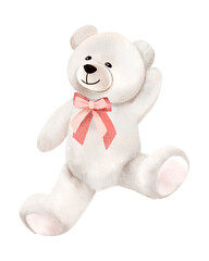 teddy bear with a bow