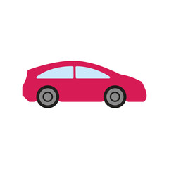 car transportation icon  color vector illustration design logo template flat style trendy collection