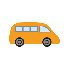 car transportation icon  color vector illustration design logo template flat style trendy collection