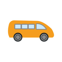 car transportation icon  color vector illustration design logo template flat style trendy collection