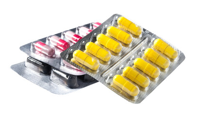Pills and Capsules in Blister Packs