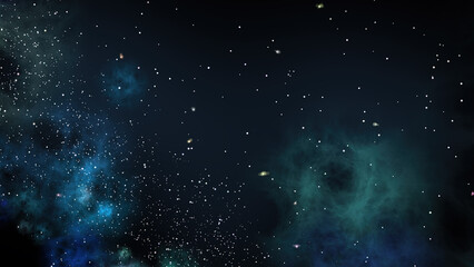 Cosmic starry background
