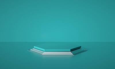 3D rendering of promotional background