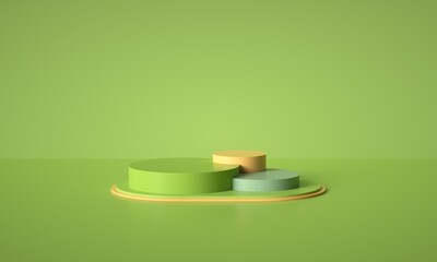 3D rendering of promotional background
