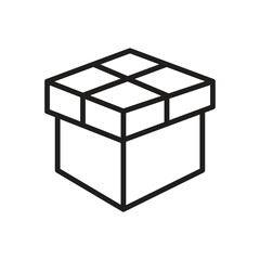 cardboard box icon vector illustration design logo template flat style trendy collection