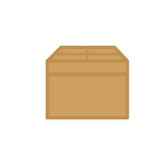  cardboard box icon vector color illustration design logo template flat style trendy collection