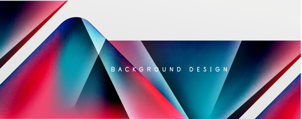 Triangle fluid color gradient abstract background. Vector Illustration For Wallpaper, Banner, Background, Card, Book Illustration, landing page