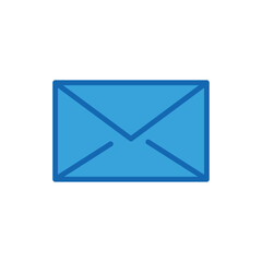 e mail, envelope icon color vector illustration design logo template flat style trendy collection