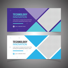 Technology Facebook Cover Template