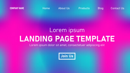 Abstract modern technology Landing page template, flowing line digital technology, smooth particle wave, big data techno design concept background wallpaper, Annual reports, flyer, poster, cover. EPS