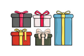 gift boxes vector