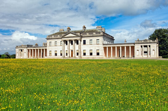Castle Coole, neo-classical home of the Earls of Belmore. Near Enniskillen, County Fermanagh, N. Ireland