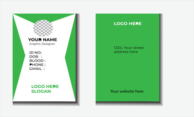 Corporate ID Card design template.