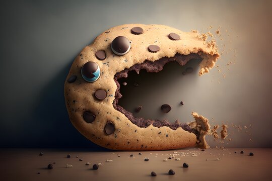 monster cookie created using Generative AI Technology