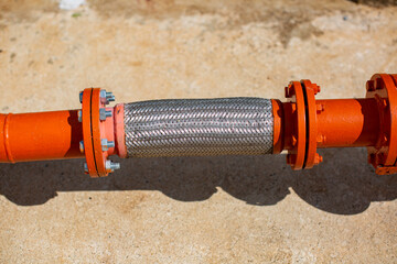 Flex hoses carbon steel for industrial chemicals use. flexible hose systems fire water