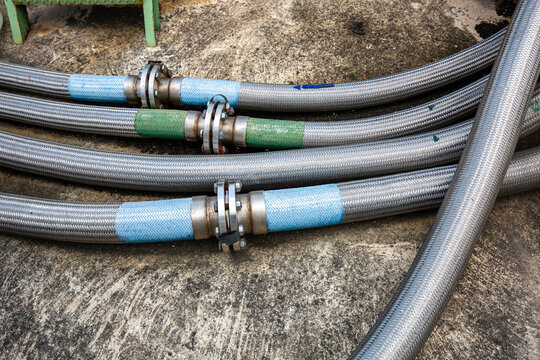Flex hoses stainless for industrial chemicals