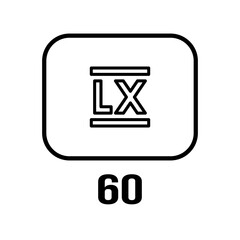 roman numeral icon vector illustration design logo template flat style trendy collection